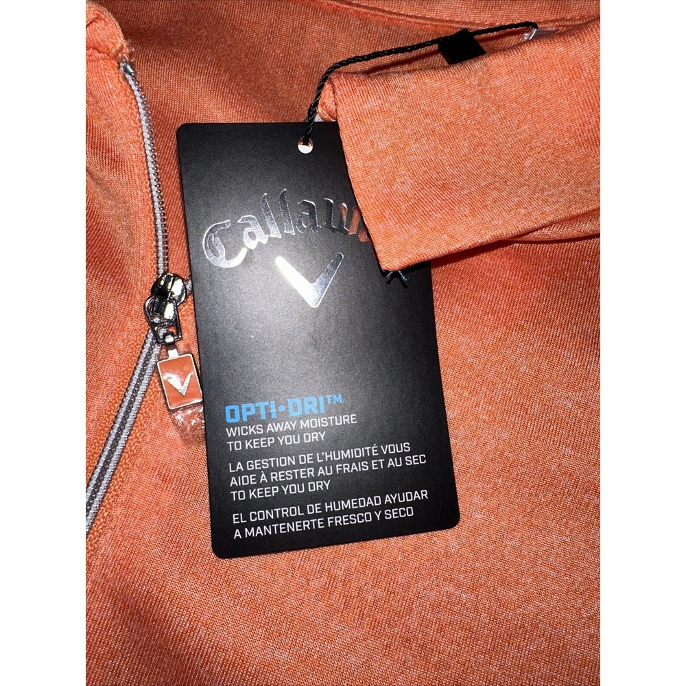 NWT Women's Size LARGE Callaway Opti-Dri 1/4 Zip Golf Shirt. - Picture 4 of 5
